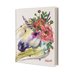 Deffter Unicorn Flower Çizgili Defter 14x20 cm 96 Yaprak 64624-1 - Thumbnail