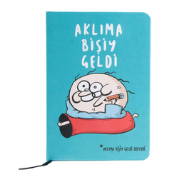 Deffter Uykusuz Aklıma Bişiy Geldi Sert Kapak 14x22 Cm 64857-3 - Thumbnail