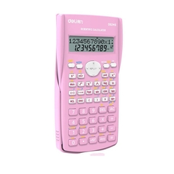 Deli - Deli Bilimsel Hesap Makinesi 240F-10+2 Digits Pembe D82MS
