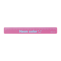 Deli Cetvel Neon Renkler 18cm 6206 - Thumbnail