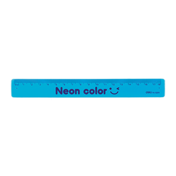 Deli Cetvel Neon Renkler 18cm 6206 - Thumbnail