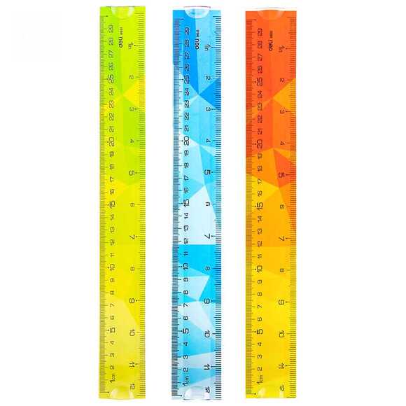 Deli Cetvel Pastel Renkli 30 cm H651 / 100136902
