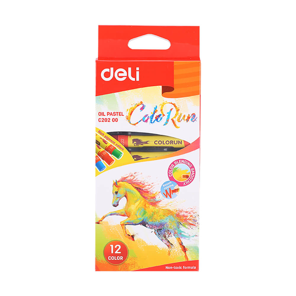 Deli ColorRun Yağlı Pastel 12’li 20200