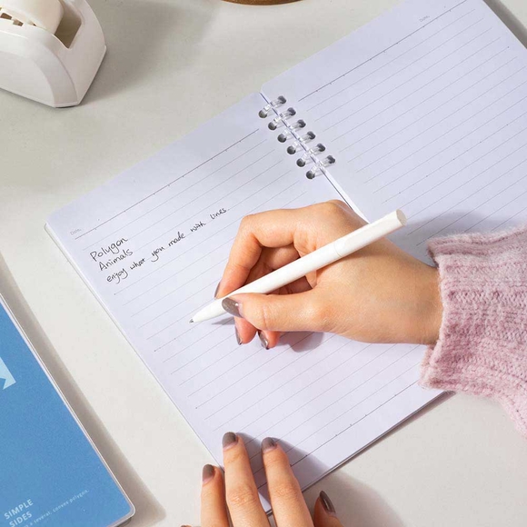 Deli Değiştirilebilir Kapaklı Polygon Animals A5 50 Yp. Defter N206