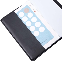 Deli Deri Leather Cover Notebook 80 Yp. Çizgili 7903 - Thumbnail