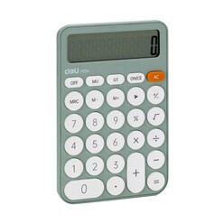 Deli - Deli EM124 Hesap Makinesi 12 Haneli Yeşil / 51014432