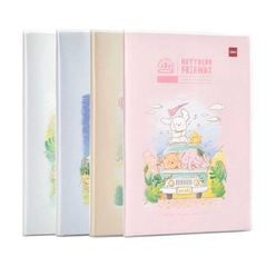 Deli - Deli EVA Kapaklı Heyyocoo Forest 96 Yp. Çizgili Defter N308