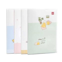 Deli - Deli EVA Kapaklı Jolly Happy 72 Yp. Çizgili Defter N301