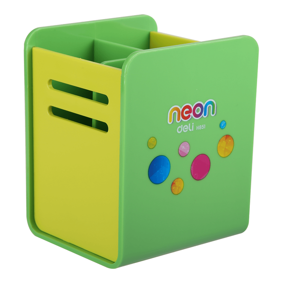 Deli Masa Üstü Kalemlik Neon Renkler 80x85x105mm H85104