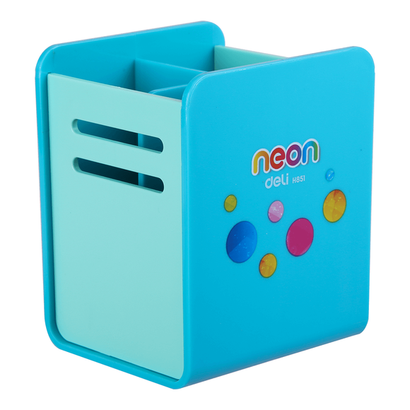 Deli Masa Üstü Kalemlik Neon Renkler 80x85x105mm H85104