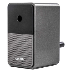 Deli - Deli Masa Üstü Siyah Ahşap Sivrilik Ayarlı Kalemtraş 71160