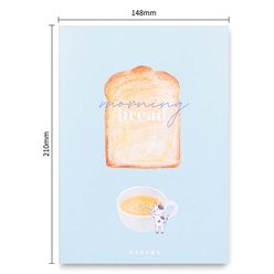 Deli Notebook A5 40yp Meow Donuts Defter FA540 - Thumbnail