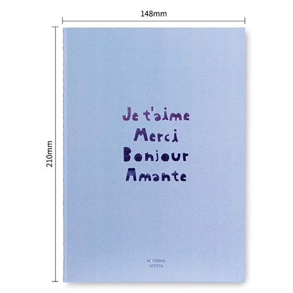 Deli Notebook A5 40yp Simple Letter Defter FA540