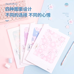 Deli Notebook B5 40yp Under The Light Cherry Defter FB540 - Thumbnail