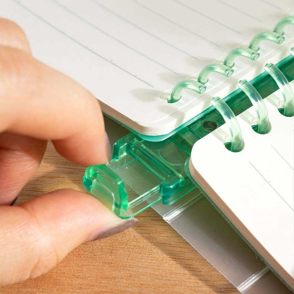 Deli PVC Kapak Sayfa Yedekli A5 60 Yp. Yeşil Defter N020