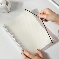 Deli PVC Kapak Şeffaf B5 60 Yp. Sayfa Yedekli Defter N204 - Thumbnail