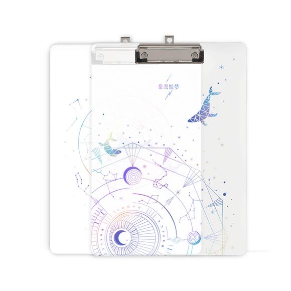 Deli Şeffaf Sekreterlik A4 Desenli 72603