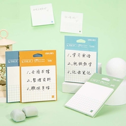 Deli - Deli Sticky Notes Kareli Ve Düz Yapışkanlı Not Kağıdı 74x74mm 40Yp. 21544