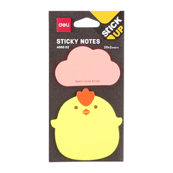 Deli Sticky Notes Yapışkanlı Not Kağıdı 2 Renk 20 Sayfa A55002 - Thumbnail