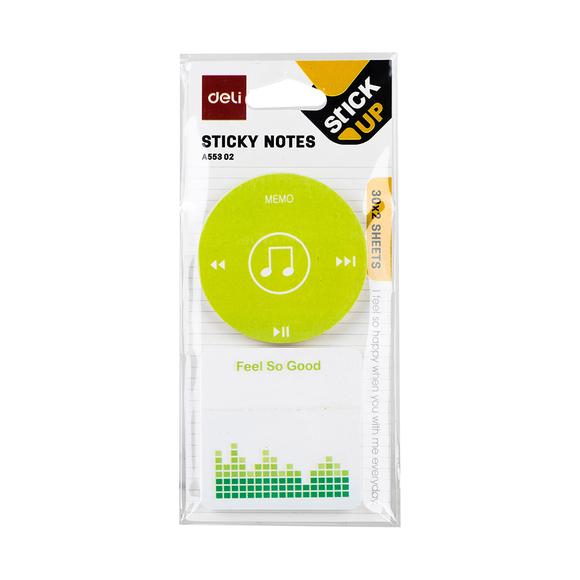 Deli Sticky Notes Yapışkanlı Not Kağıdı 30x2 A55302