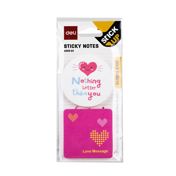 Deli Sticky Notes Yapışkanlı Not Kağıdı 30x2 A55302