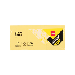 Deli Sticky Notes Yapışkanlı Not Kağıdı 38x51 mm 100 Sayfa A00153 - Thumbnail