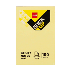 Deli Sticky Notes Yapışkanlı Not Kağıdı 76x51 mm 100 Sayfa A00253 - Thumbnail