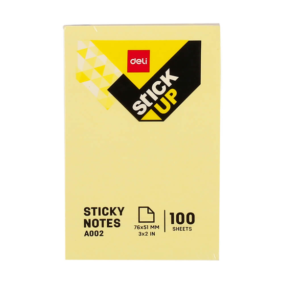 Deli Sticky Notes Yapışkanlı Not Kağıdı 76x51 mm 100 Sayfa A00253