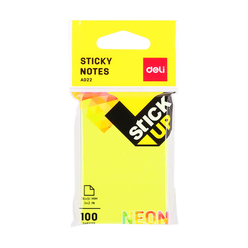 Deli Sticky Notes Yapışkanlı Not Kağıdı 76x51 mm Neon 100 Sayfa A02202 - Thumbnail