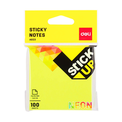 Deli Sticky Notes Yapışkanlı Not Kağıdı 76x76 mm Neon 100 Sayfa A02302 - Thumbnail