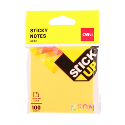 Deli Sticky Notes Yapışkanlı Not Kağıdı 76x76 mm Neon 100 Sayfa A02302 - Thumbnail