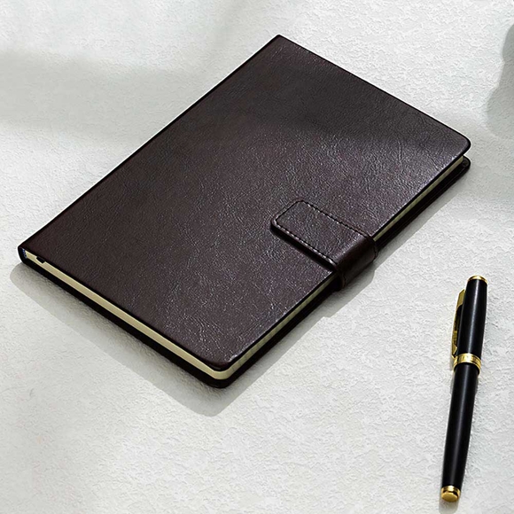 Deli Suni Deri Kahverengi A5 96 Yp. Kareli Defter N138G