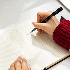 Deli Suni Deri Kahverengi A5 96 Yp. Kareli Defter N138G - Thumbnail