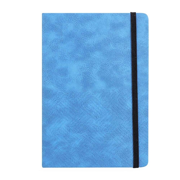 Deli Suni Deri Mavi A5 80 Yp. Çizgili Defter N123L