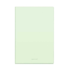 Deli - Deli Suni Deri Pastel Yeşil A5 96 Yp. Kareli Defter N140G