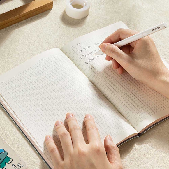 Deli Suni Deri Pastel Yeşil A5 96 Yp. Kareli Defter N140G