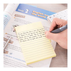 Deli - Deli To-Do Yapışkanlı Not Kağıdı Sarı 152×101mm 100yp A00752