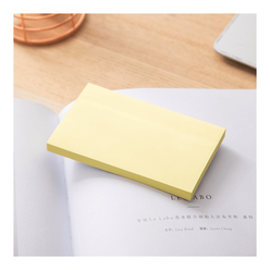 Deli Yapışkanlı Not Kağıdı Sarı 76×126mm 100yp A00553 - Thumbnail