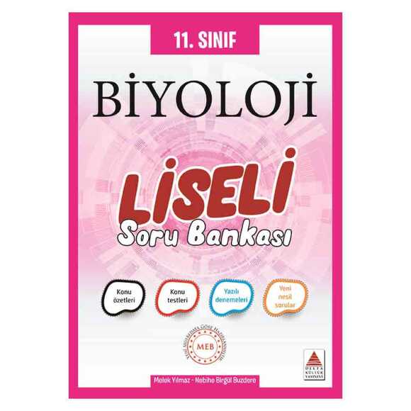 Delta 11. Sınıf Biyoloji Soru Bankası (Liseli) 2020