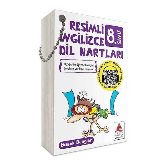 Delta 8.Sınıf Resimli İngilizce Dil Kartları
