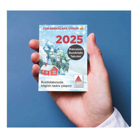 Delta Kültür 2025 Mıknatıslı Buzdolabı Takvimi