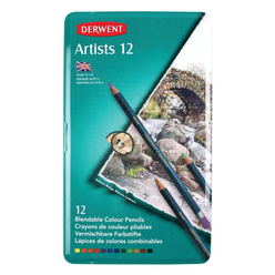 Derwent Artists Kuru Boya Kalemi 12 Renk DW32092 - Thumbnail