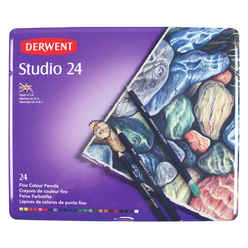 Derwent Studio Kuru Boya Kalemi 24 Renk DW32197 - Thumbnail