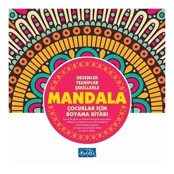 Desenler Tezhipler Şekillerle Mandala - Pembe Kitap