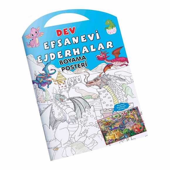 Dev Boyama Posteri Efsanevi Ejderhalar