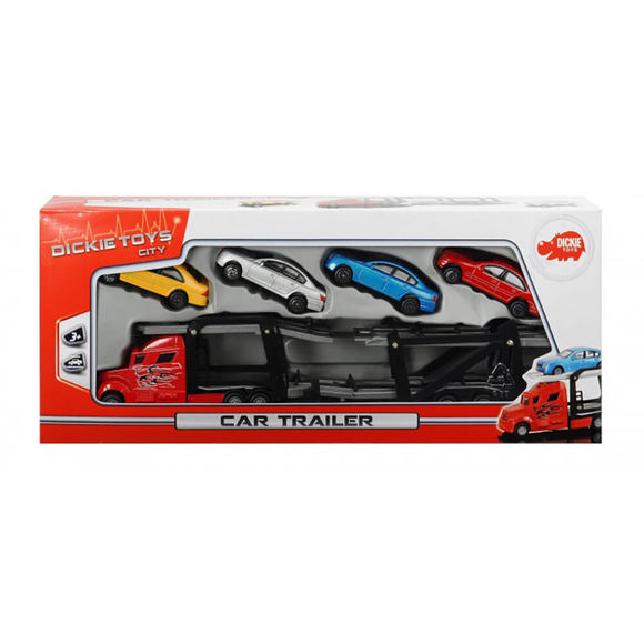 Dickie Die Cast Free Whell Car Transporter