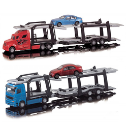 Dickie Die Cast Free Whell Car Transporter - Thumbnail