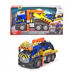 Dickie - Dickie Mercedes-Benz Action Truck Kurtarıcı Çekici 26 Cm 203745016