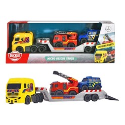 Dickie - Dickie Mercedes-Benz Micro Rescue Truck Kurtarma Tırı 32 Cm 203715020