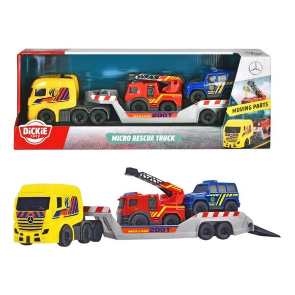 Dickie Mercedes-Benz Micro Rescue Truck Kurtarma Tırı 32 Cm 203715020